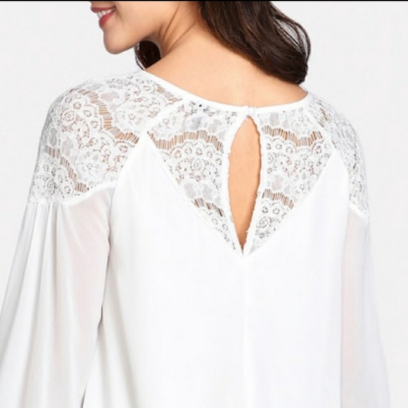 ♥️New BKMGC Lace bishop sleeve dress S/M - Picture 4 of 10